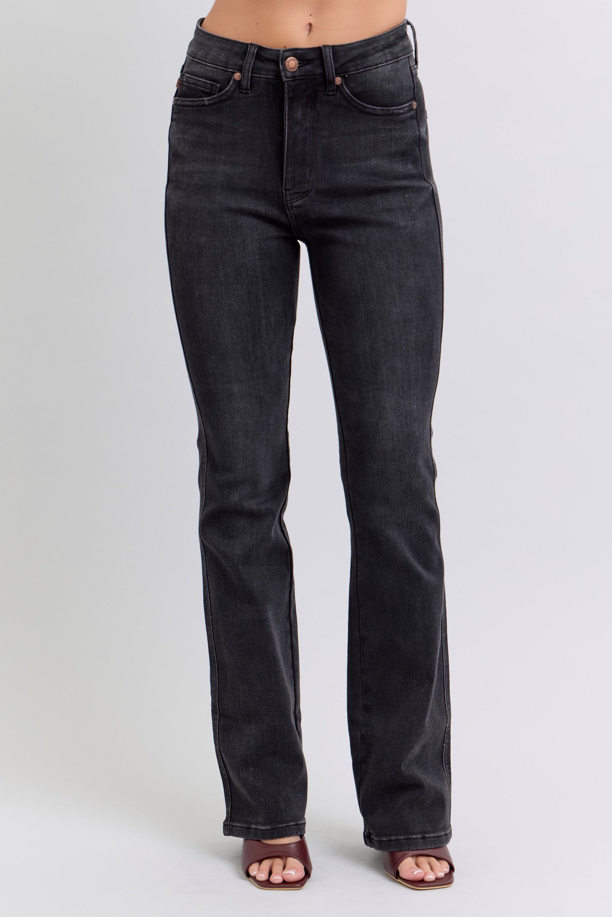 Shelly Black Tummy Control Judy Blue Jeans