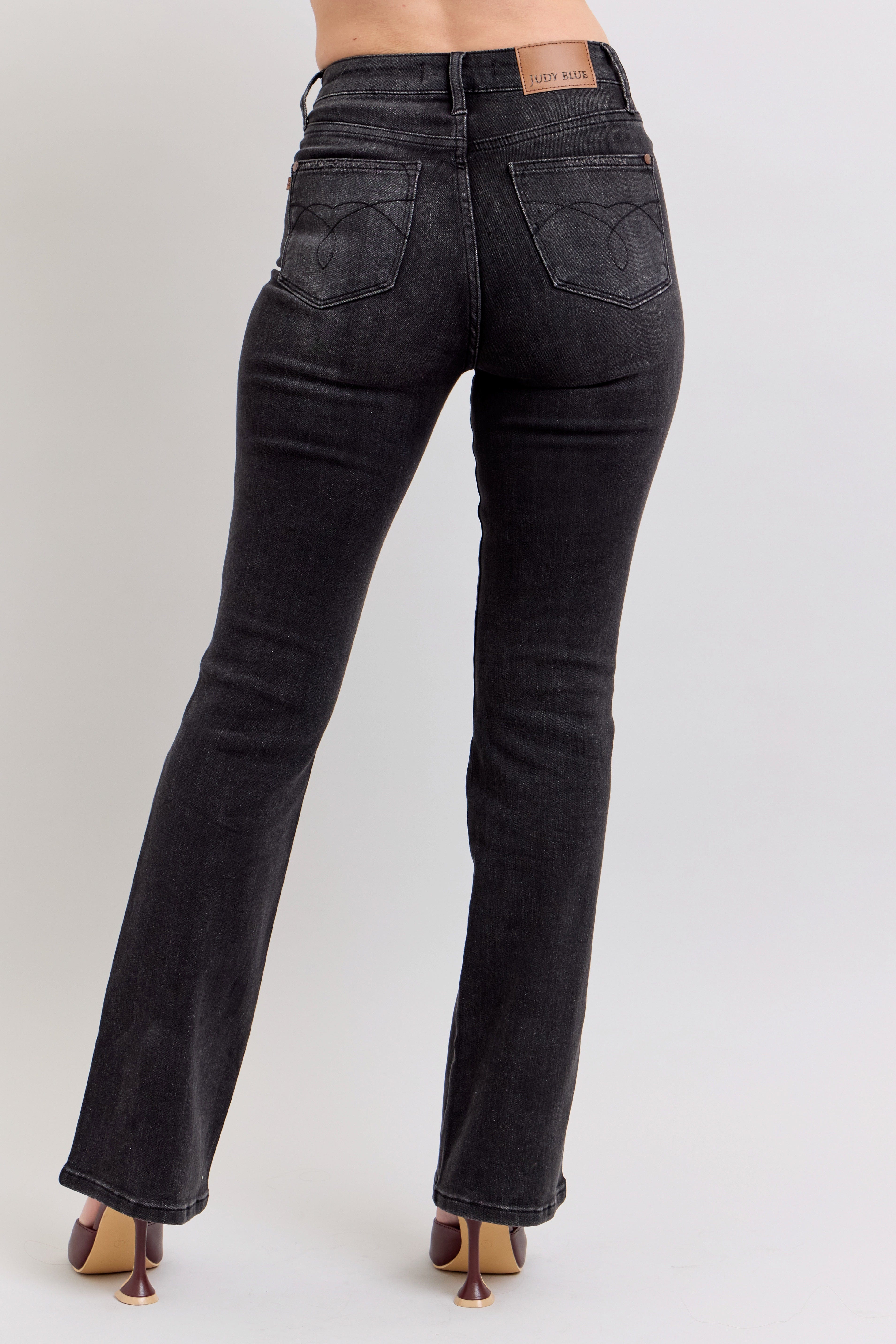 Shelly Black Tummy Control Judy Blue Jeans