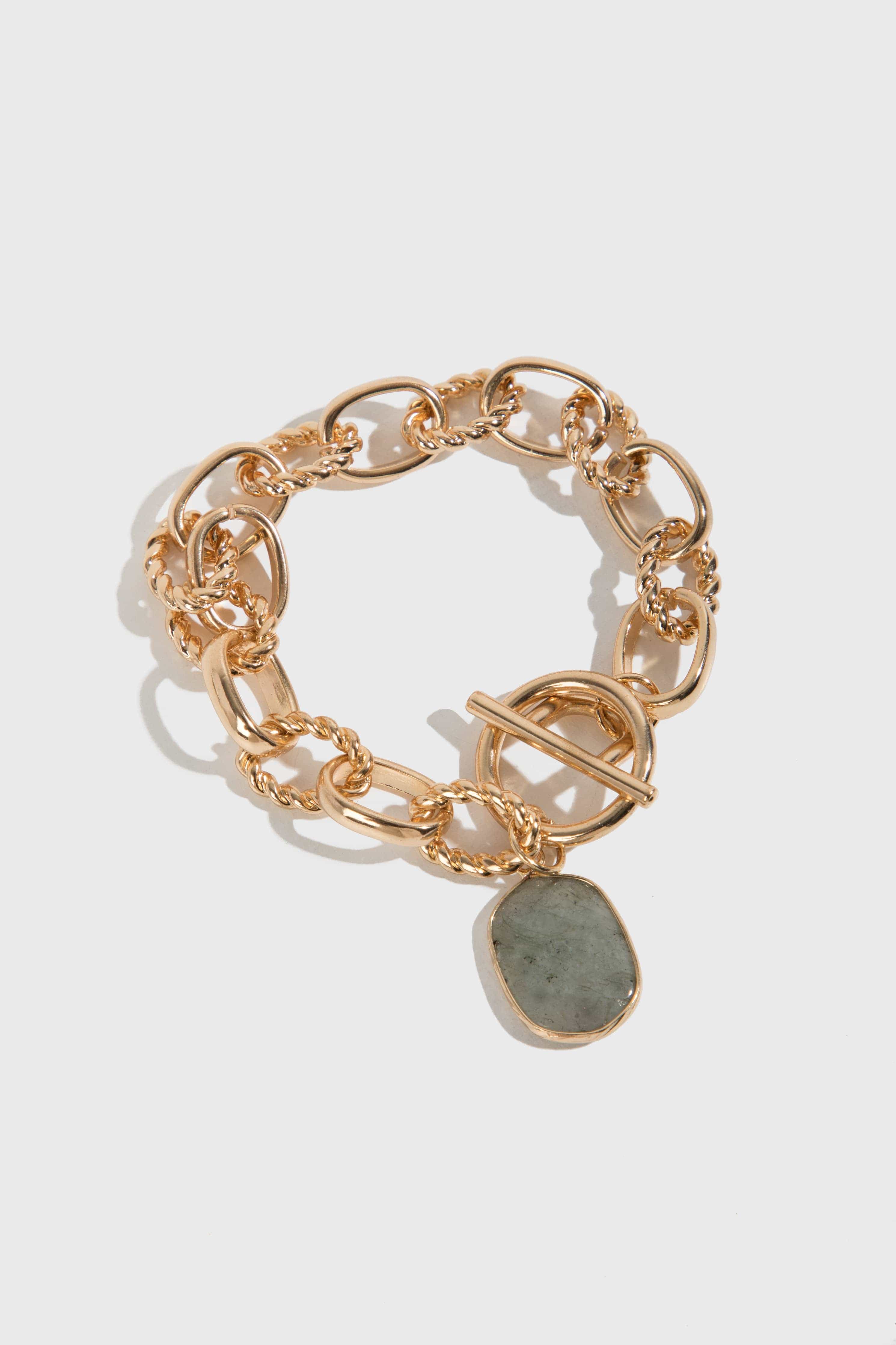 Skylar Gold Link Bracelet