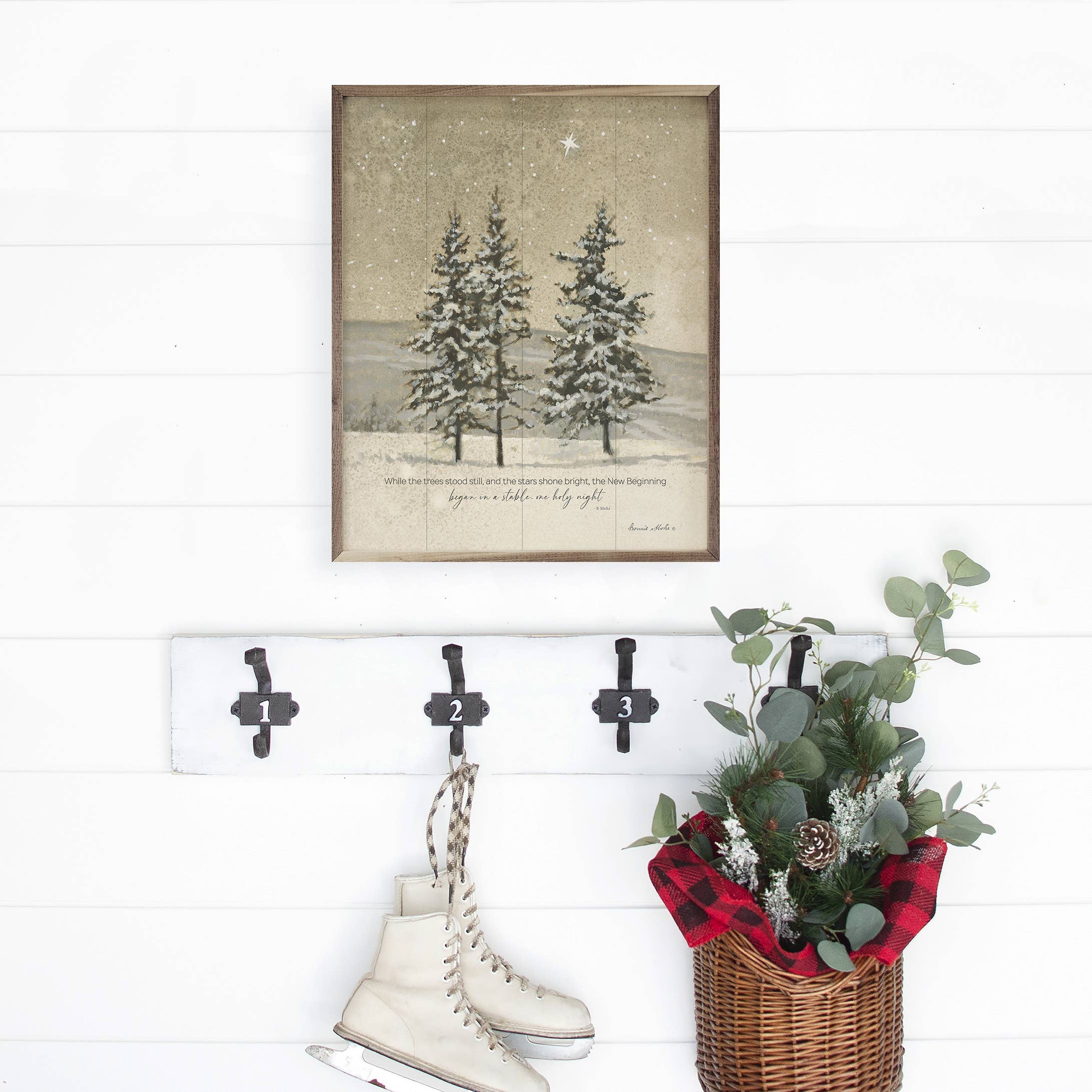 Star Bright Wood Print 8 x 10