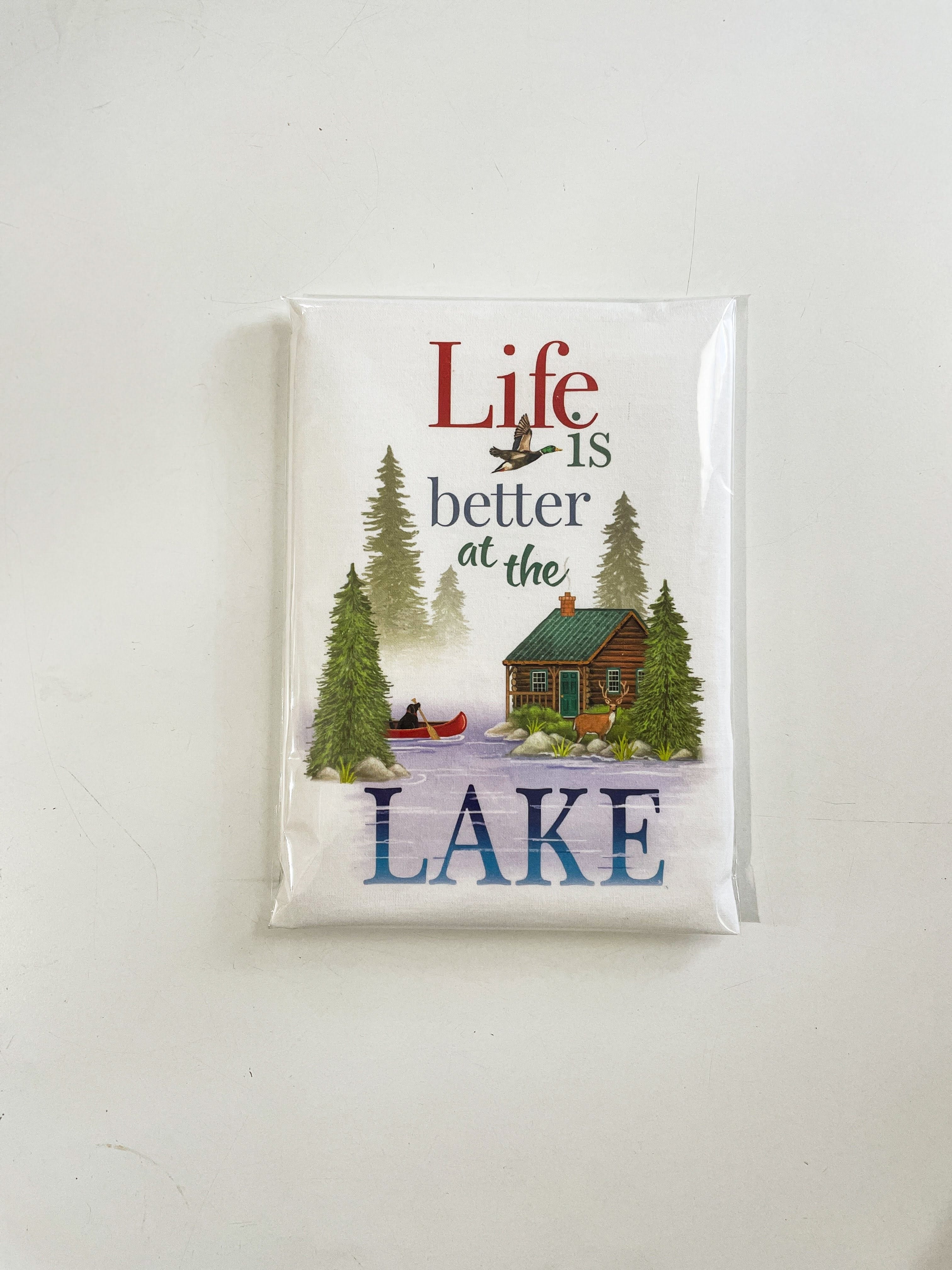 Summer Cabin Tea Towels