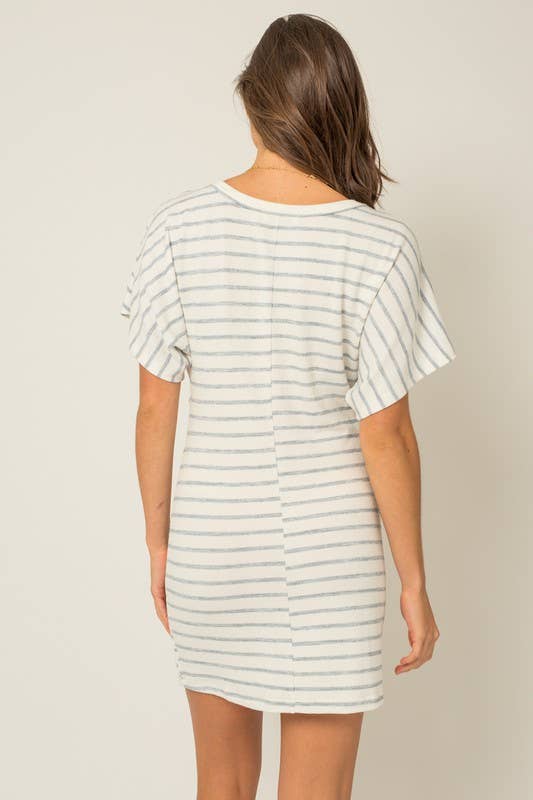 Twist Stripe Dress