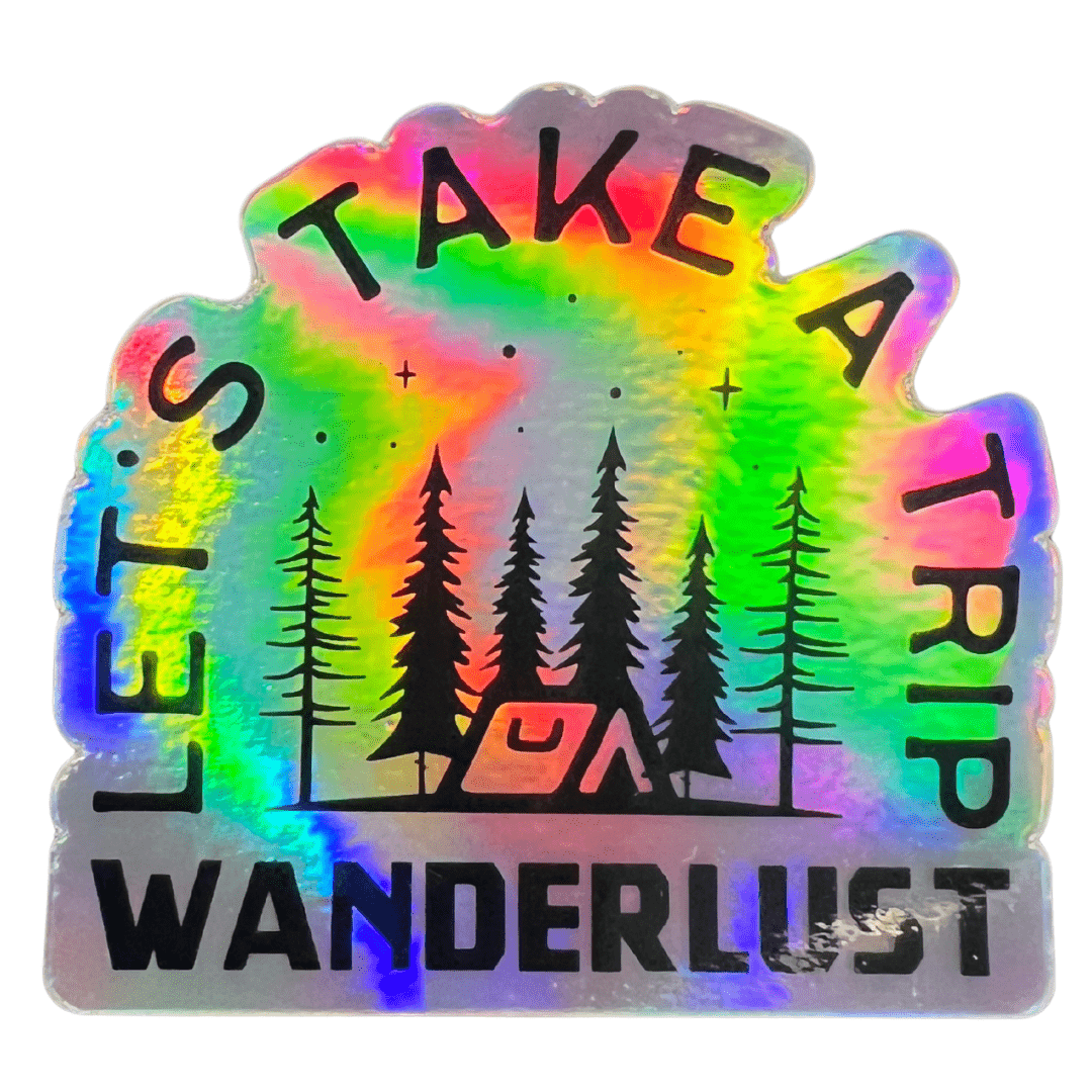 TMD #9 (The Gathering Pine - Tiff) Vinyl Sticker Wanderlust Holographic Sticker