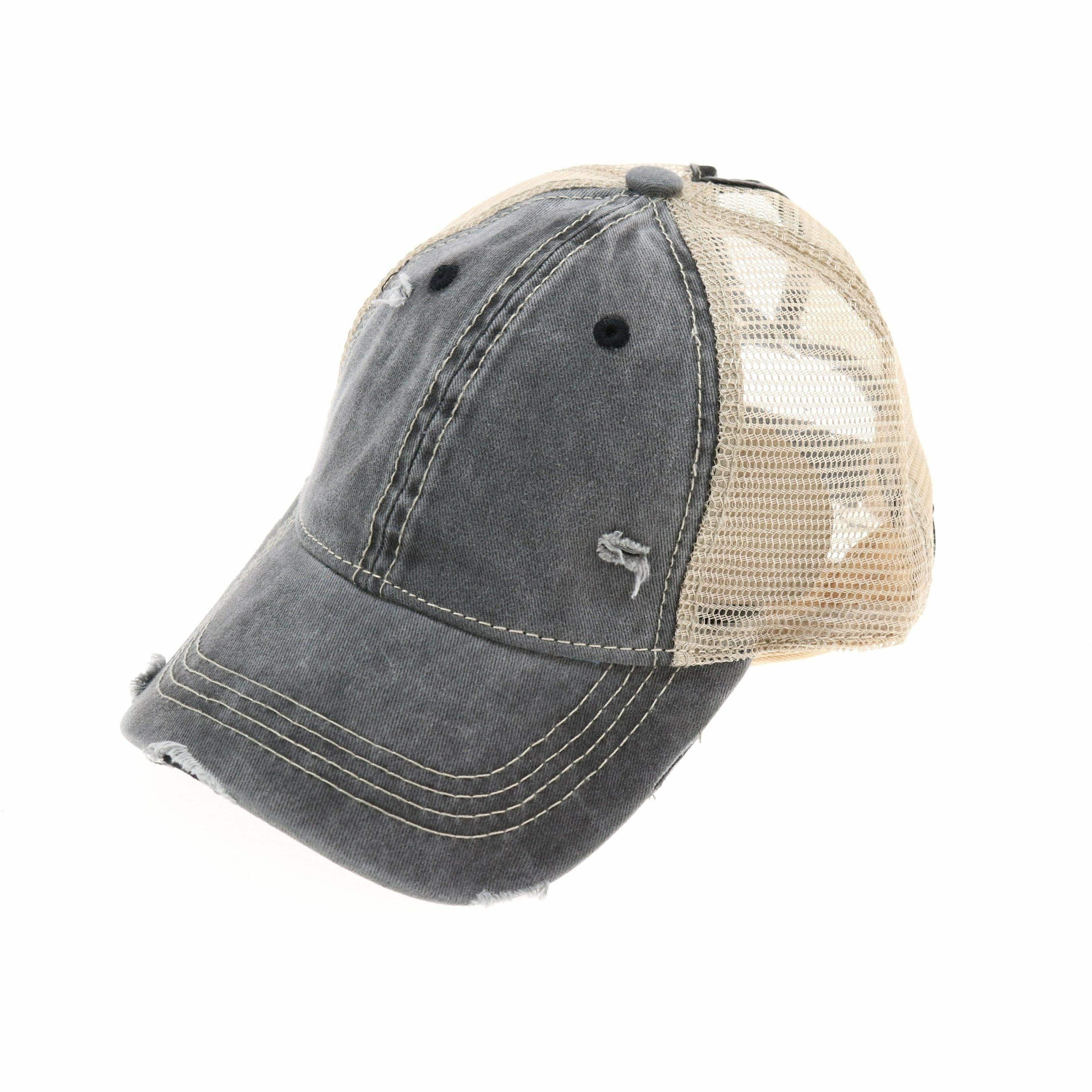 Washed Mesh Back High Pony CC Baseball