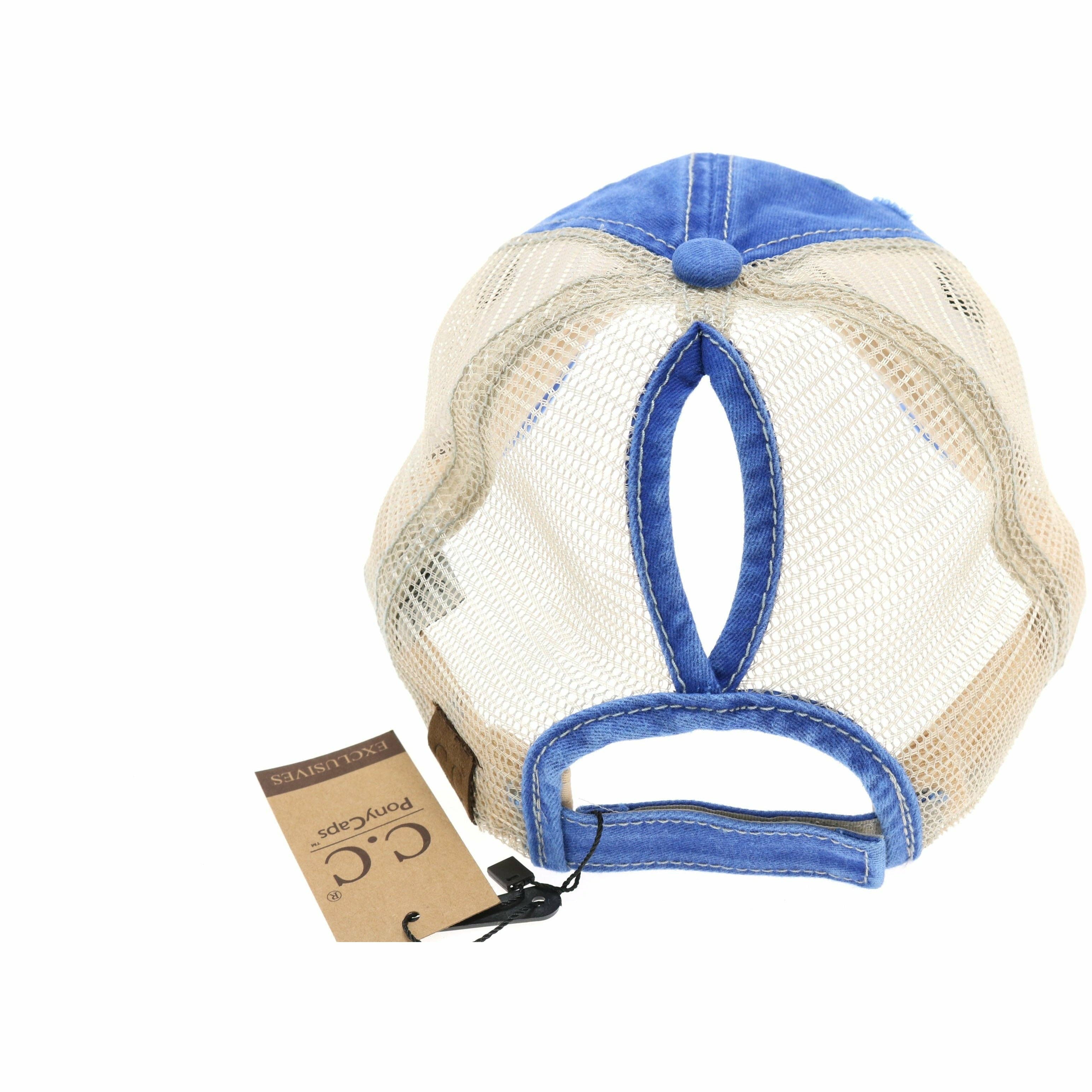 Washed Mesh Back High Pony CC Baseball