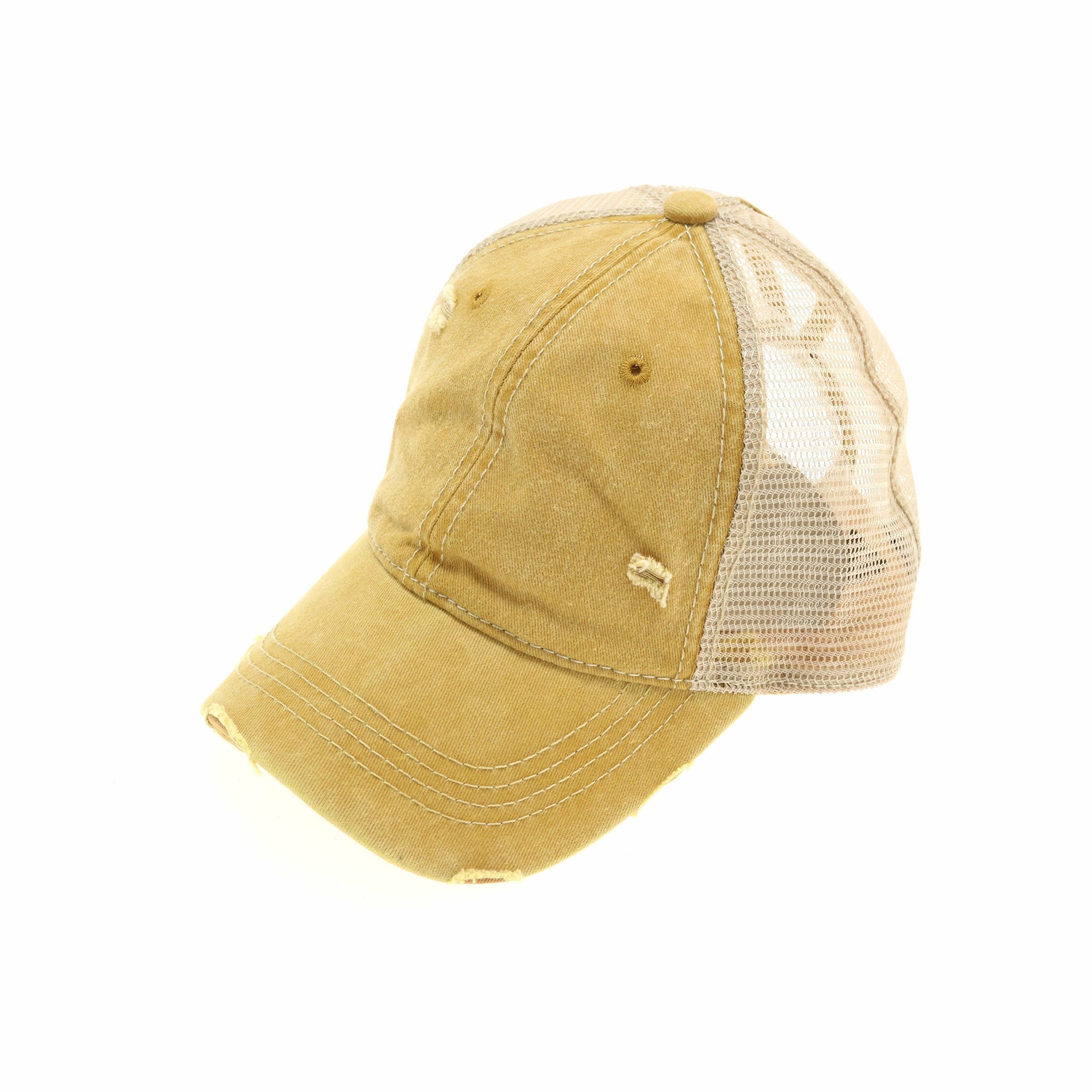 Washed Mesh Back High Pony CC Baseball