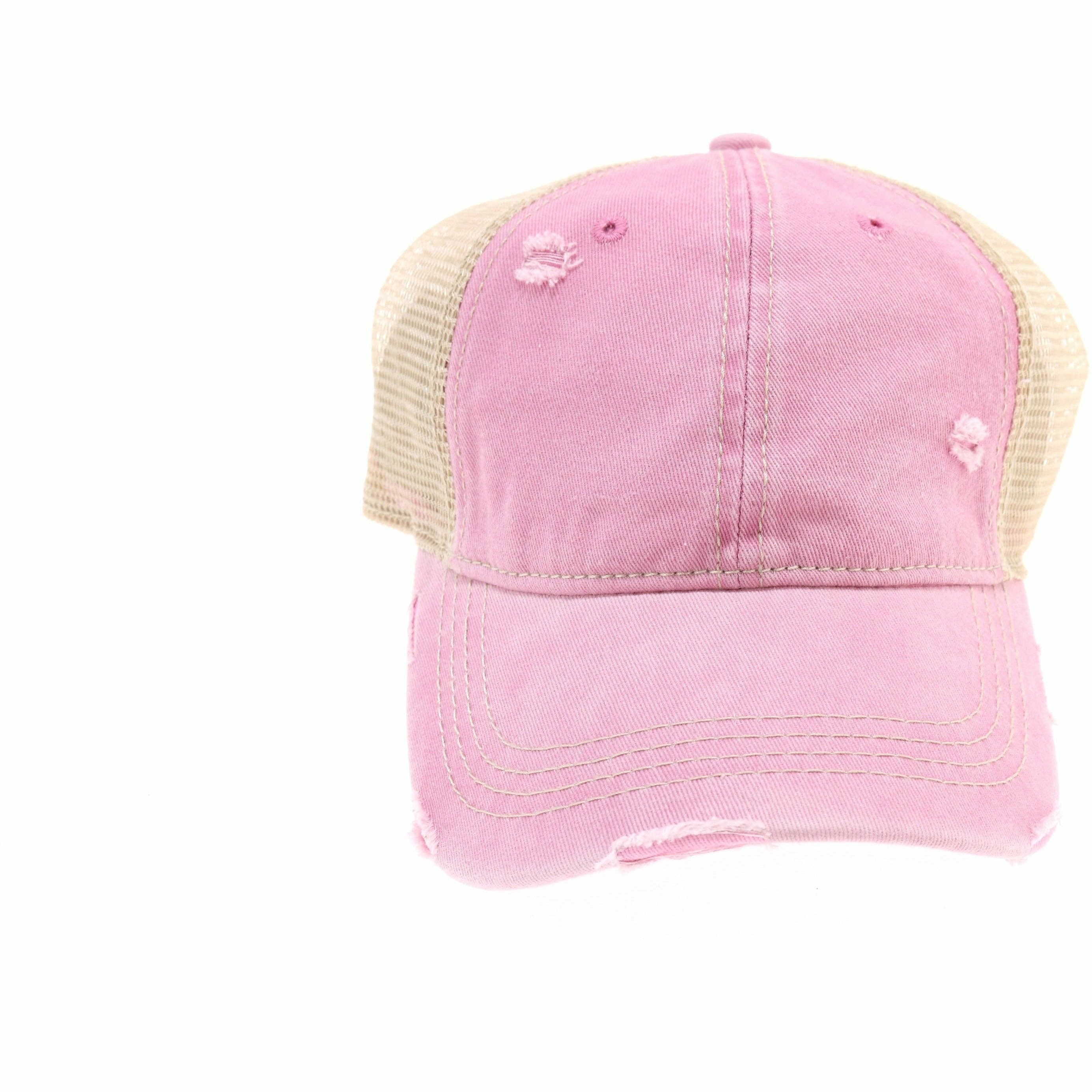 Washed Mesh Back High Pony CC Baseball
