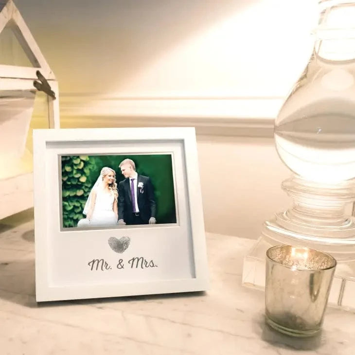 Wedding Thumb Print Heart Frame