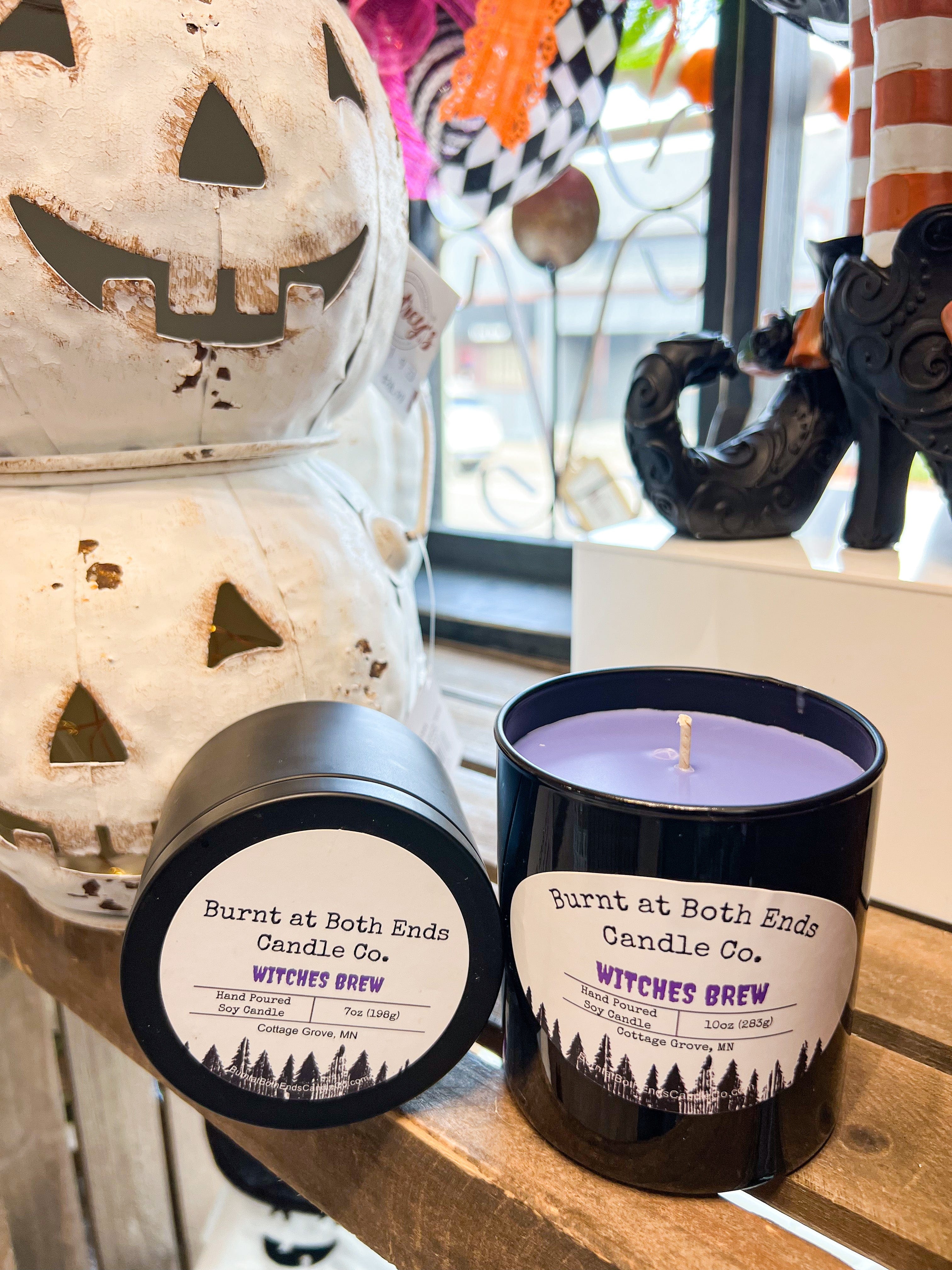 HJ #619 (Heather- Burnt at Both Ends) Candle Witches Brew Soy Candle
