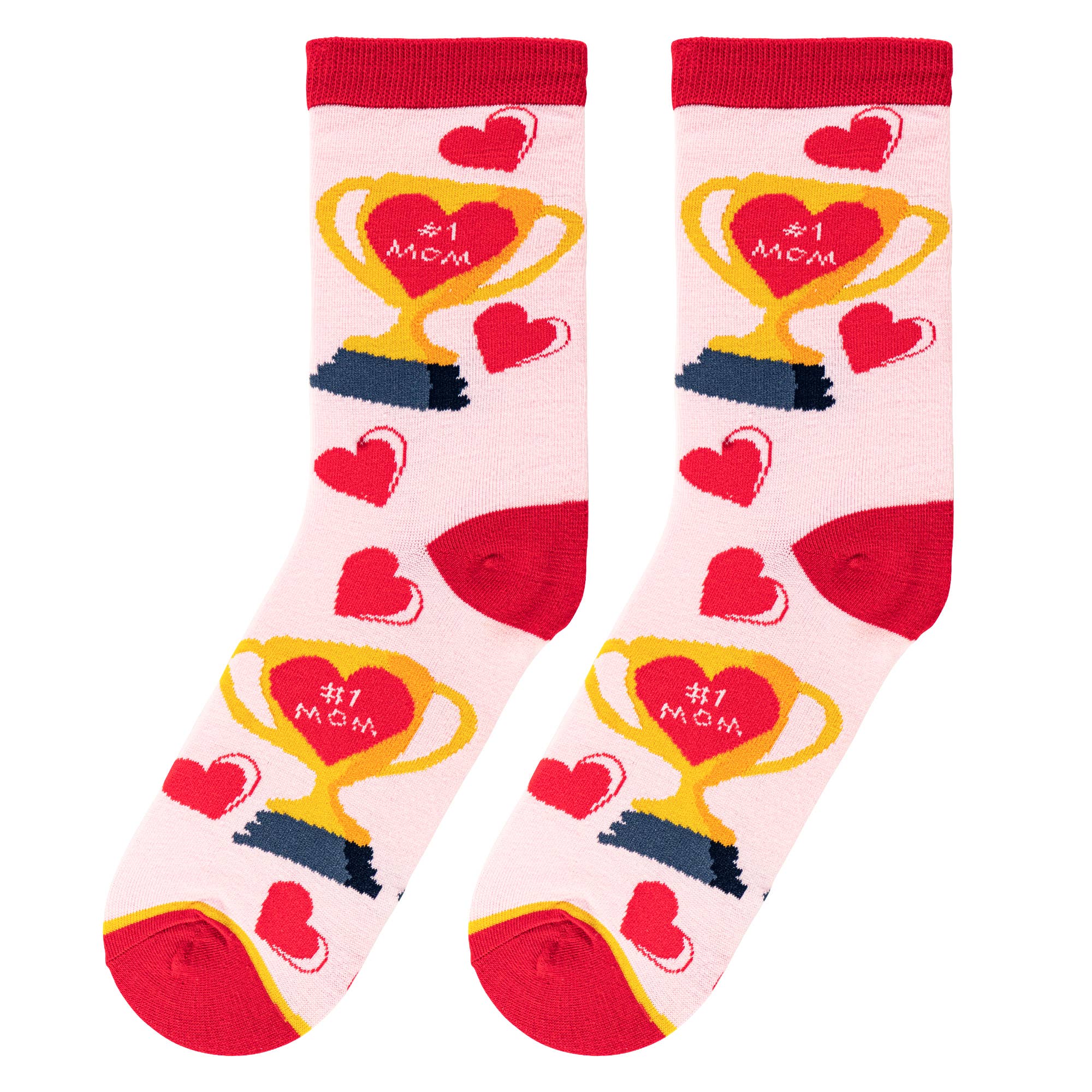 Women's #1 MOM Crew Socks