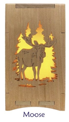 Wood Carved Lantern