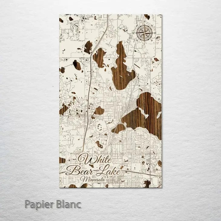Wood Laser State & City Sign