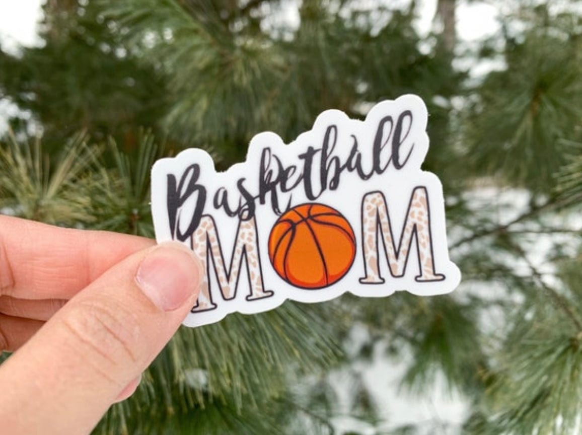 Basketball Mom Vinyl Sticker