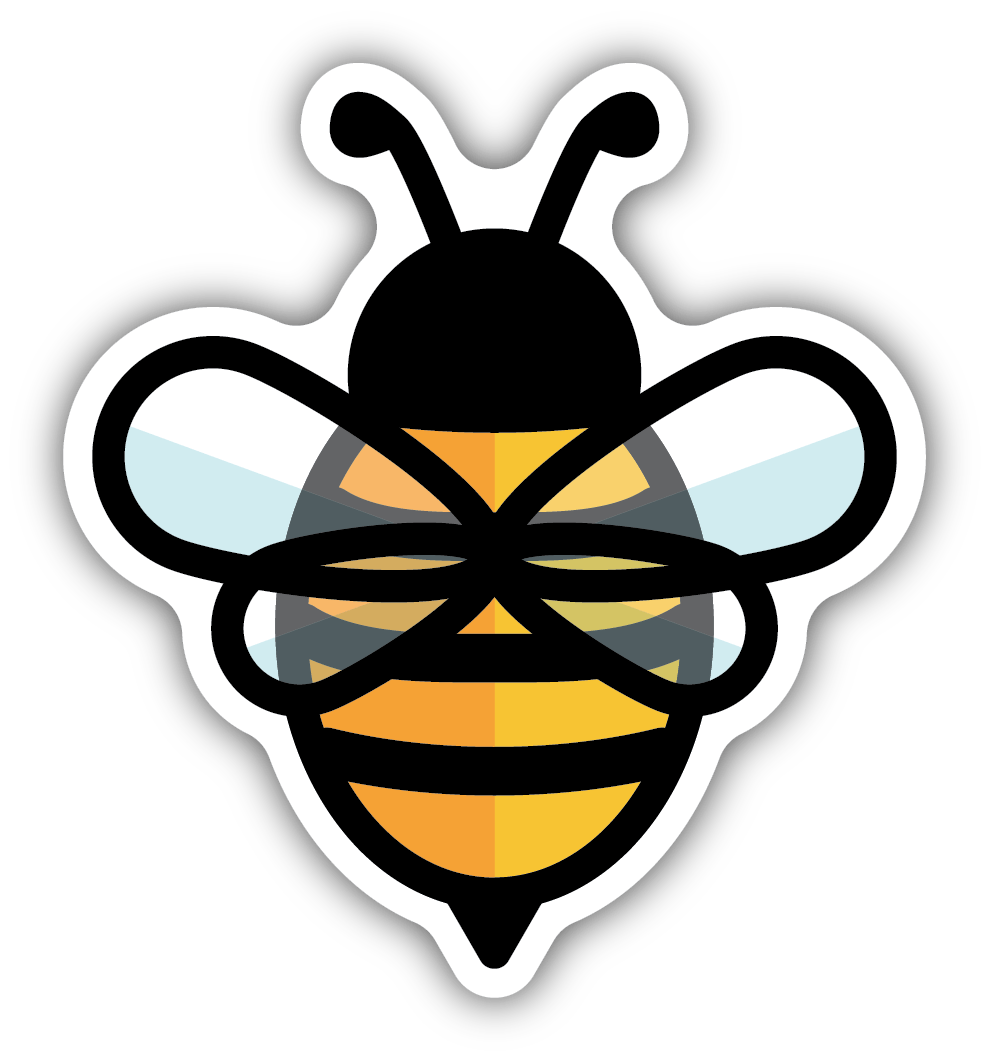 CJs Cottage Vinyl Sticker Bumble Bee Vinyl Sticker