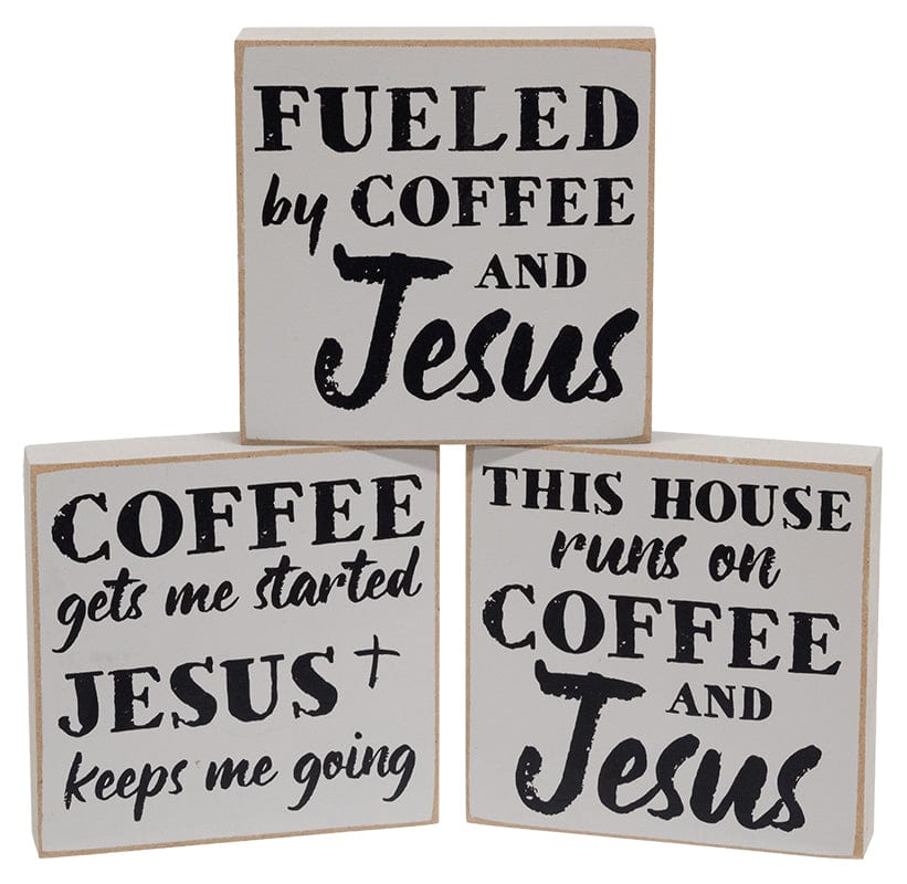 MJJ #8 (Melissa) Square Block Coffee & Jesus Square Block