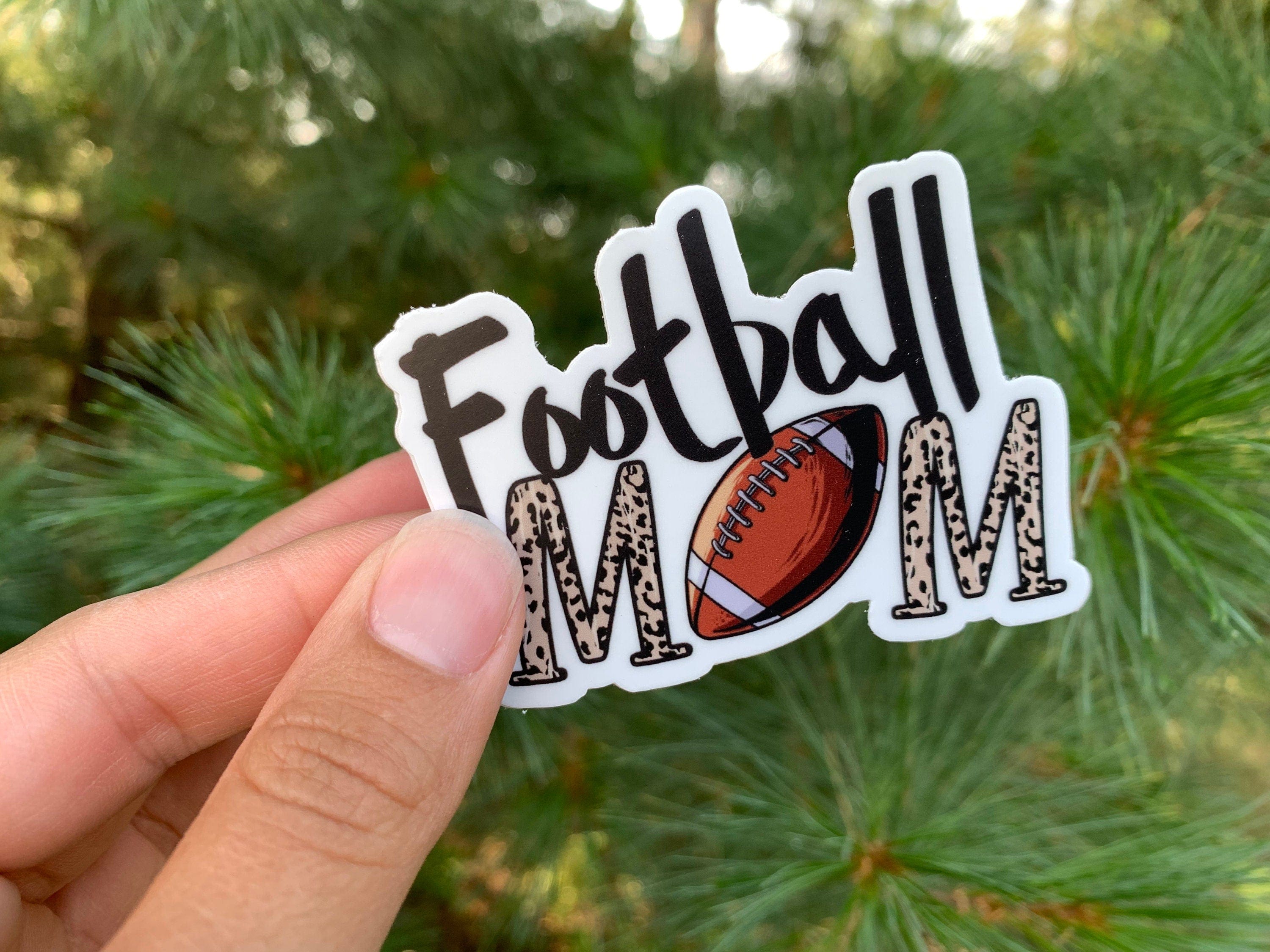 Football Mom Vinyl Sticker