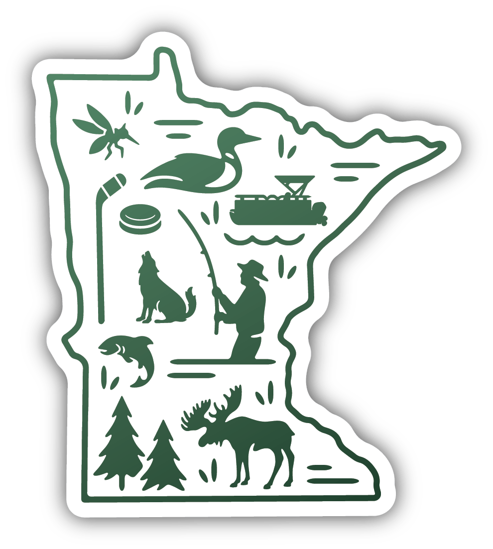 Minnesota Icon Vinyl Sticker