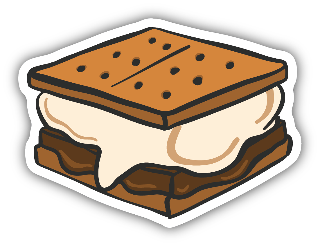 S'more Vinyl Sticker