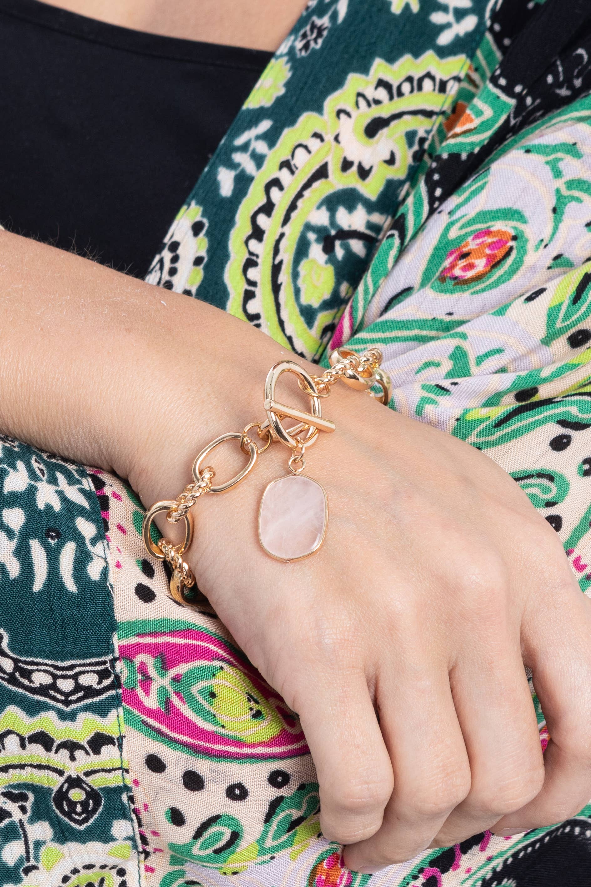 Skylar Gold Link Bracelet