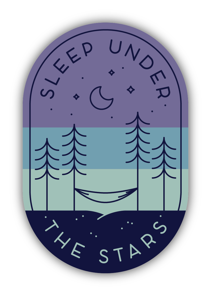 Sleep Under the Stars Vinyl Sticker
