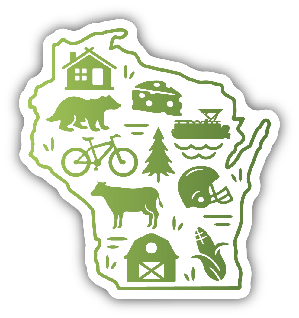 Wisconsin Icon Vinyl Sticker