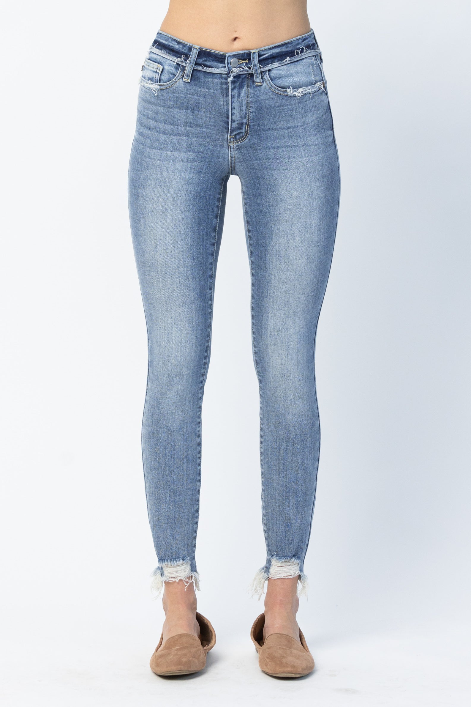 Judy Blue - Mid-Rise Skinny Jeans