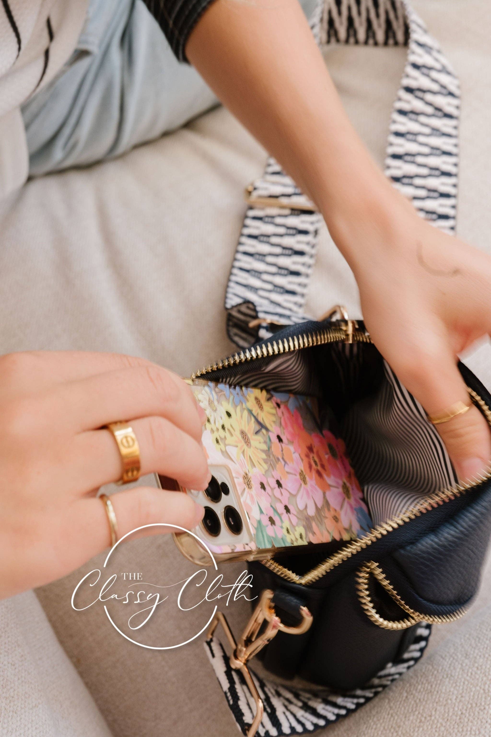 Corinne Crossbody Bag - Navy RTS