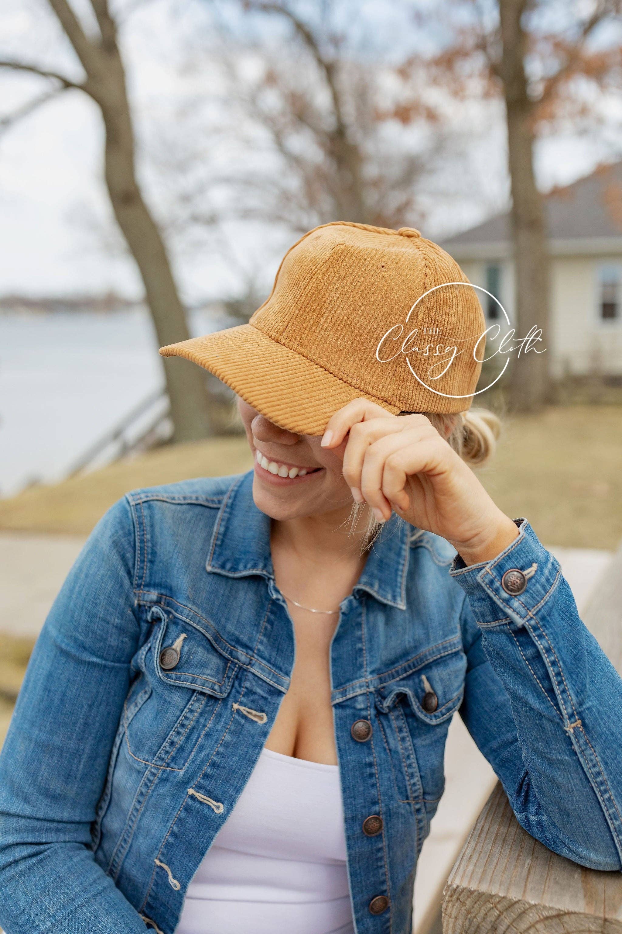Corduroy Baseball Hat - RTS: Navy