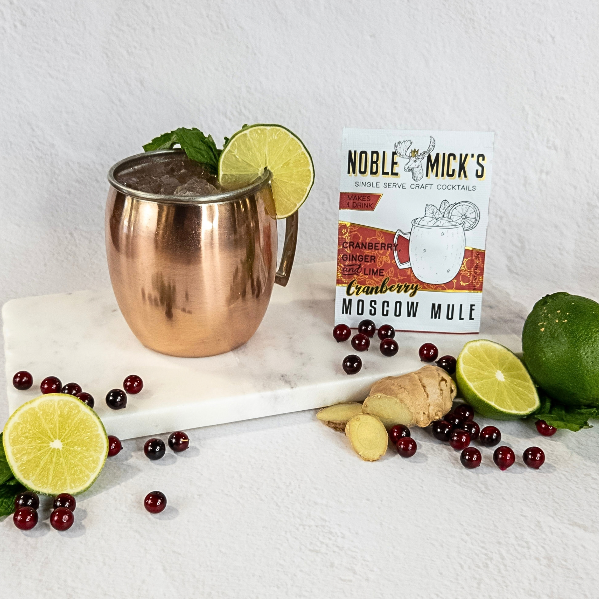 Noble Mick's Craft Cocktail or Mocktail Drink Packets