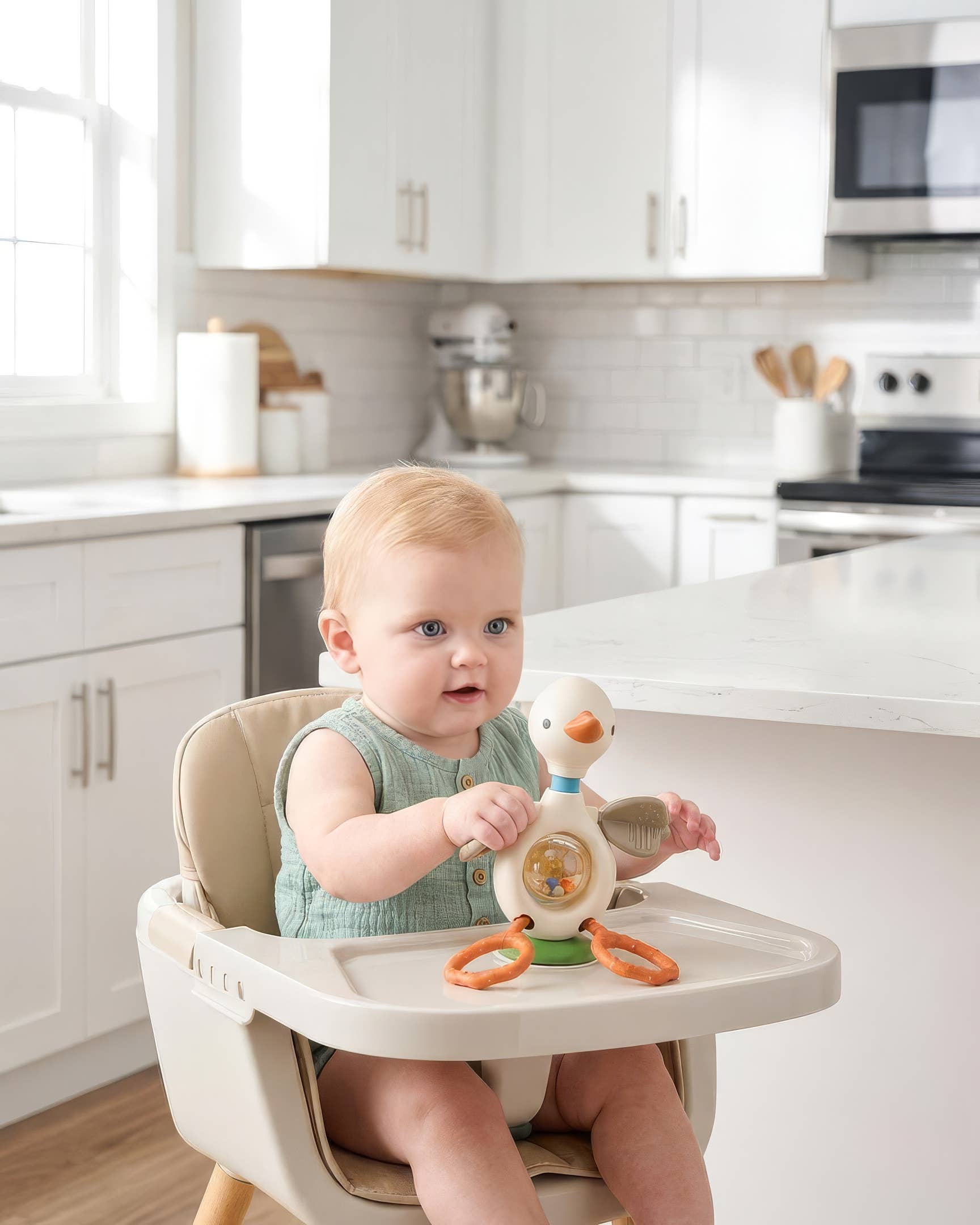 *NEW* Itzy Twist & Bop™ - High Chair Sensory Toy Goose