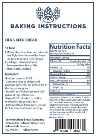 Vermont Beer Bread Mix