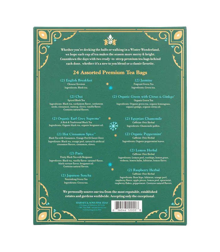 Harney & Sons Tea Tea 12 Days of Tea - Harney & Sons