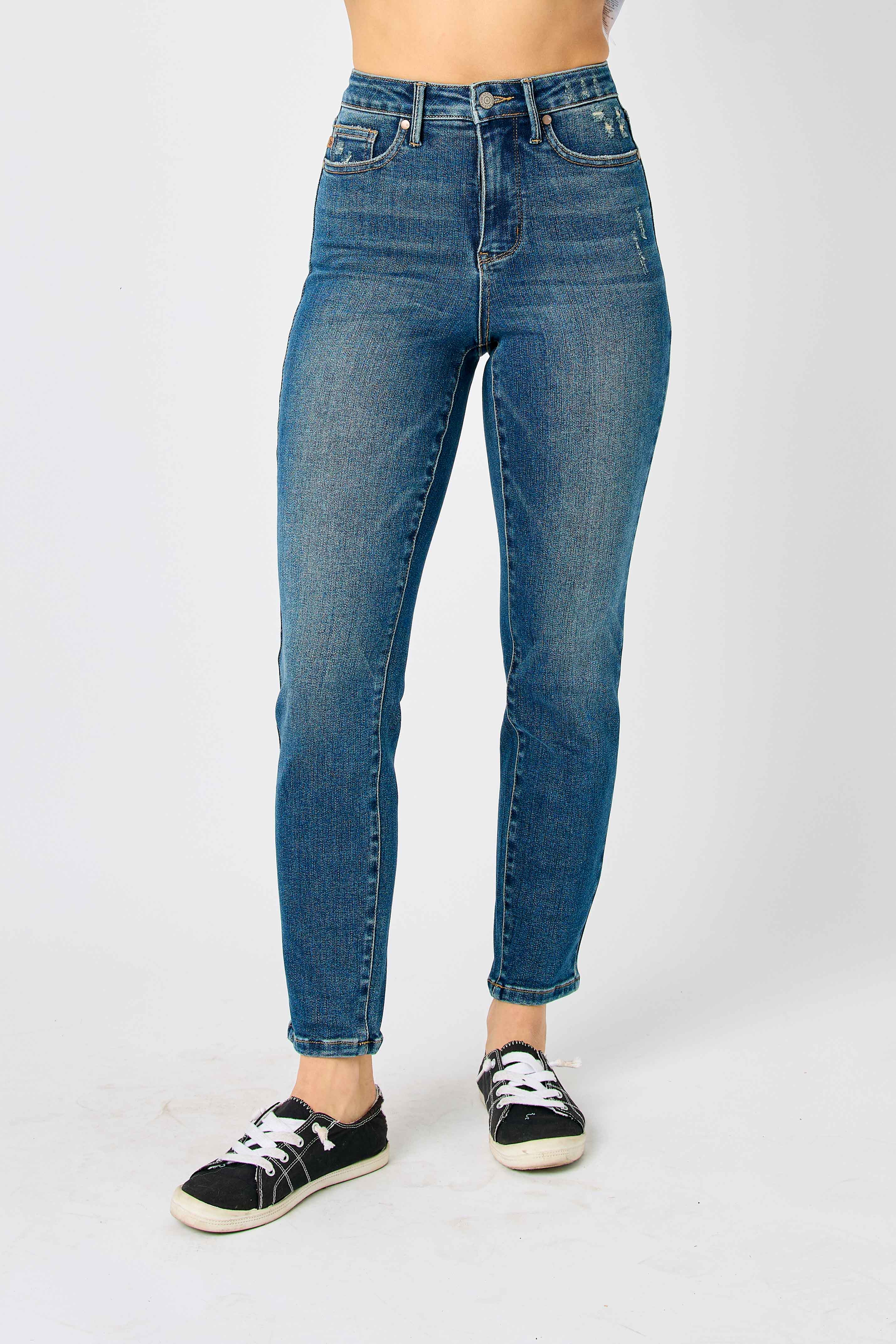 Dark Wash Tummy Control Slim Fit Judy Blue Jeans