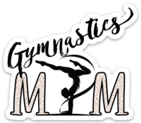 Gymnastics Mom Vinyl Sticker