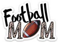 Football Mom Vinyl Sticker