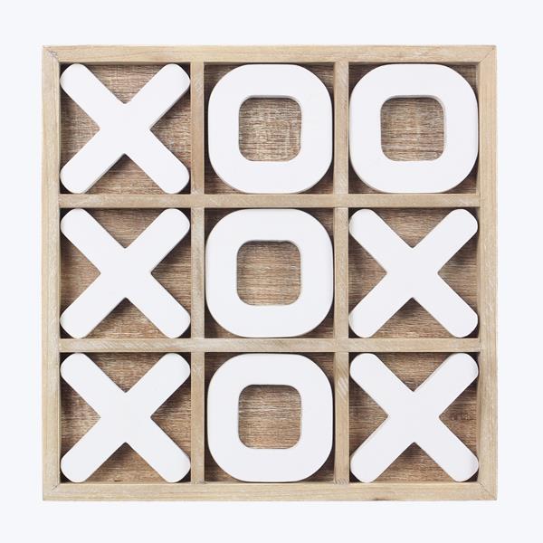 Wood Tic-Tac-Toe Magnetic Board