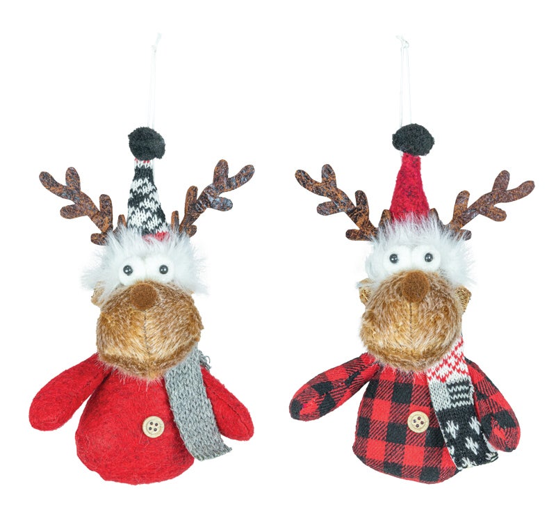 Dashing Moose Soft Ornaments