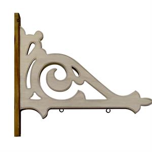 17.5 Inch Wood Scroll Arrow Holder