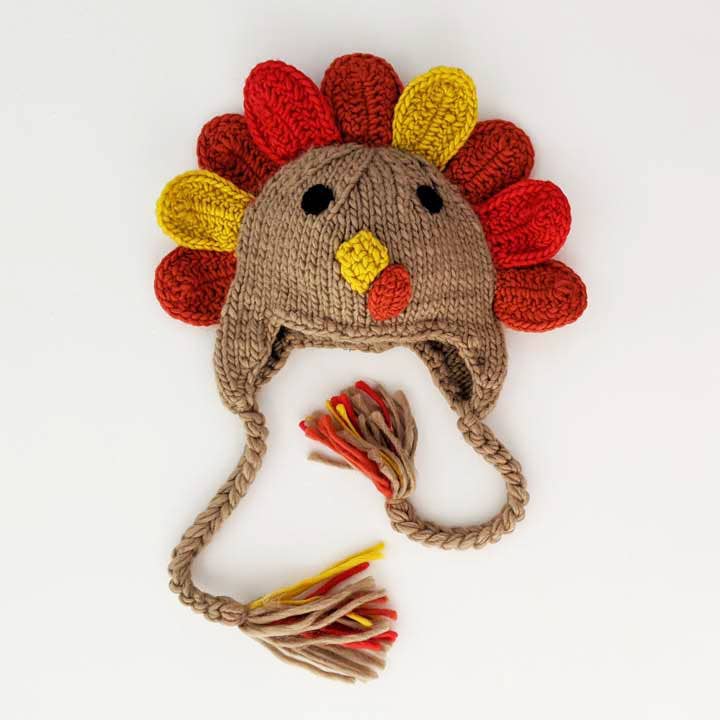 Turkey Earflap Beanie Baby Hat