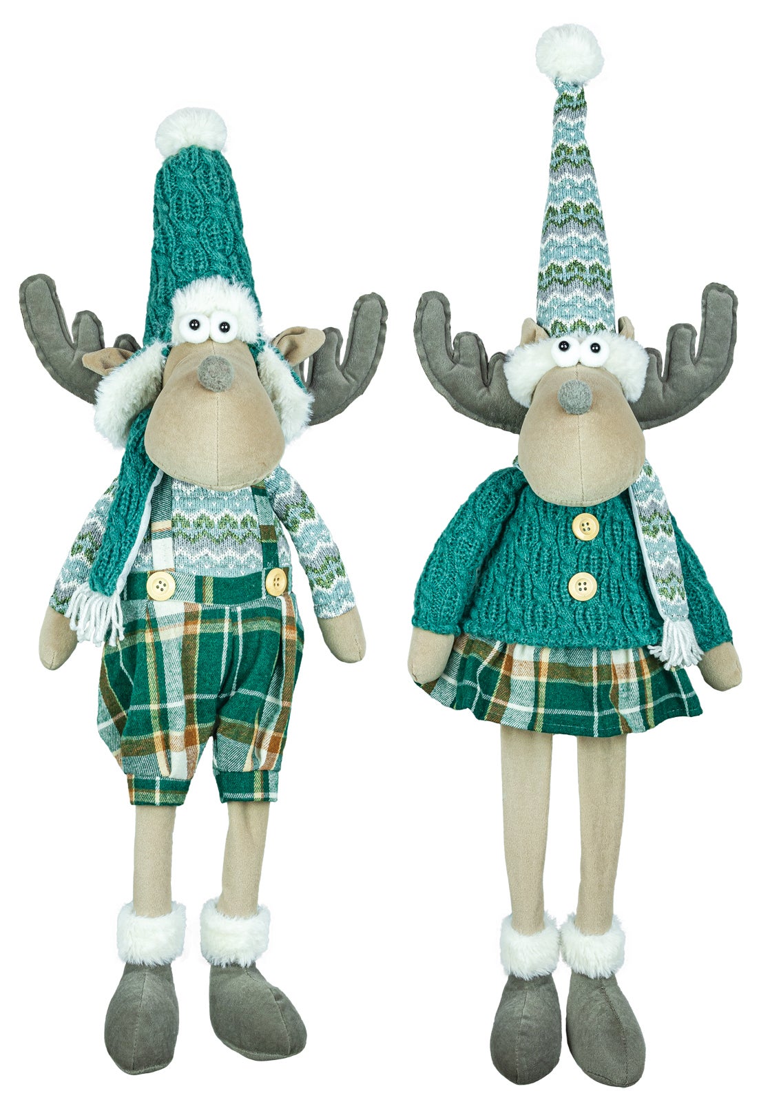 Evergreen Dangle Leg Moose