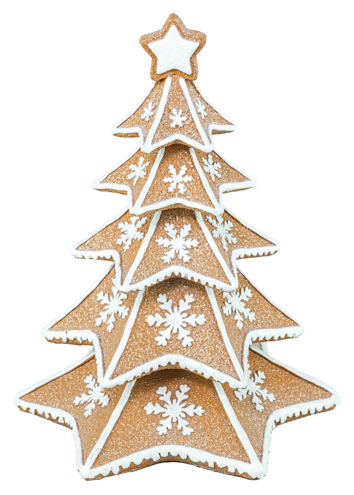 Snowflake Gingerbread Christmas Tree