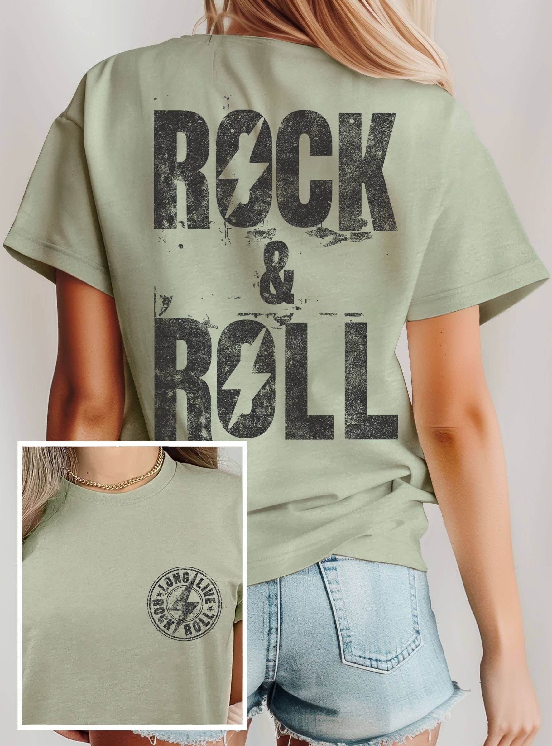 Sage Rock & Roll Tee