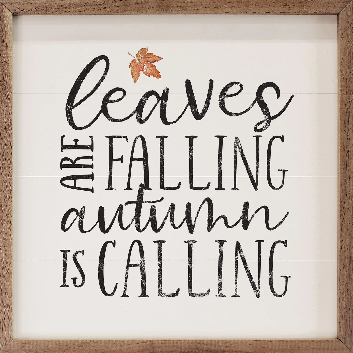 Leaves Are Falling Sign