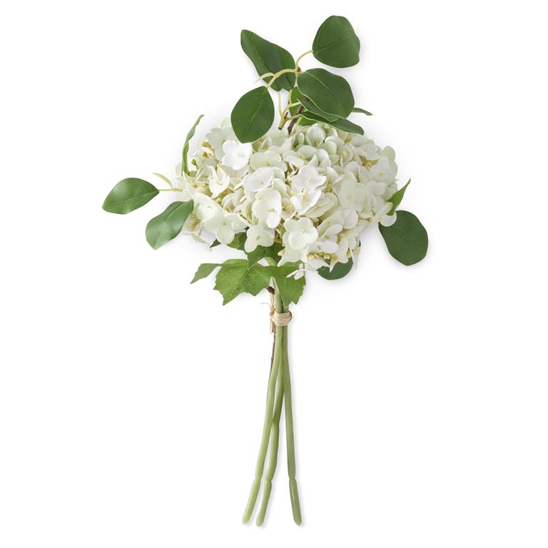 White Real Touch Hydrangea Bundle