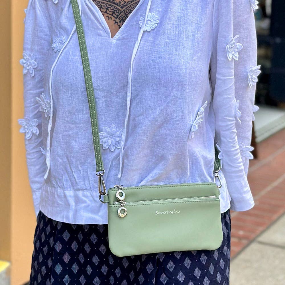 Bella RFID Crossbody Purse & Wristlet