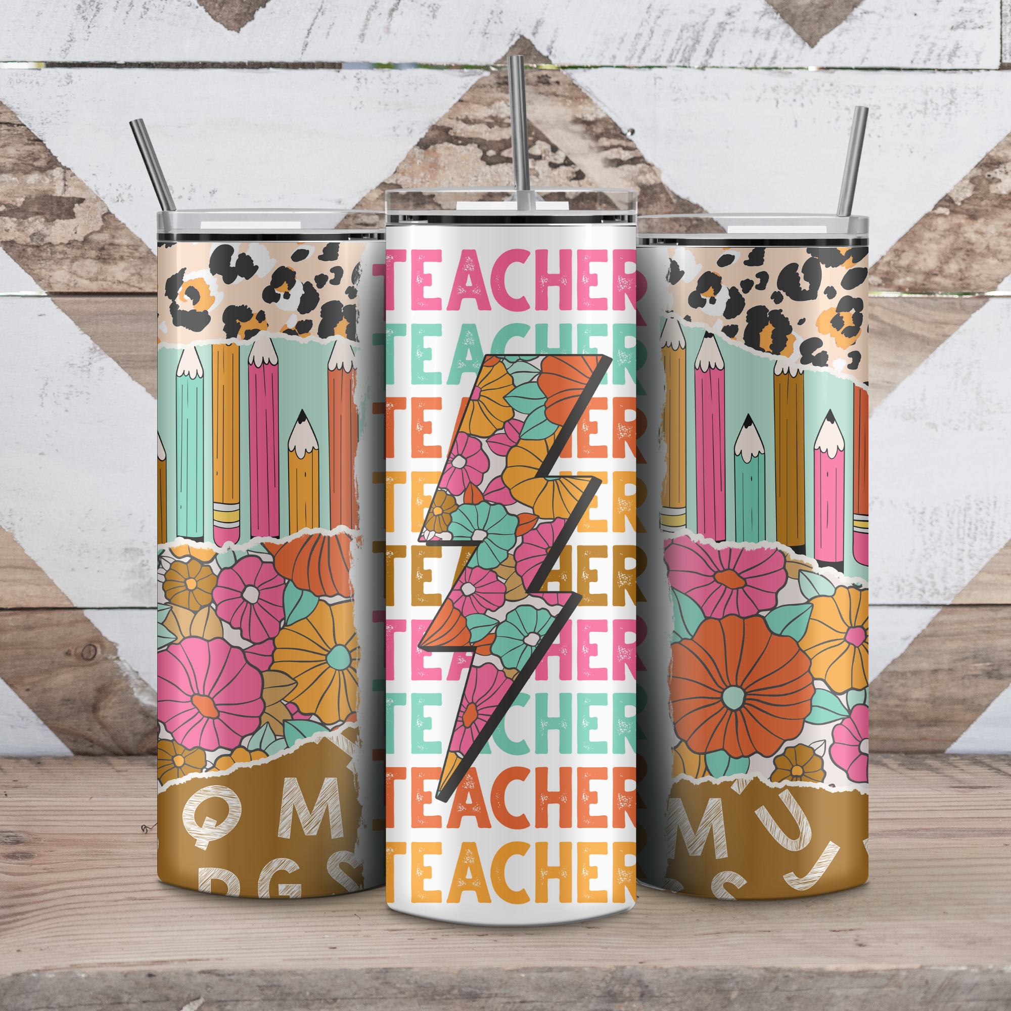 Retro Teacher 20oz Tumbler