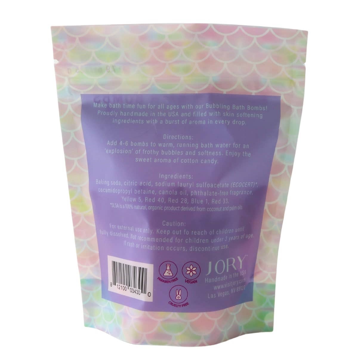 Mermaid Kids Bubble Bath Bombs