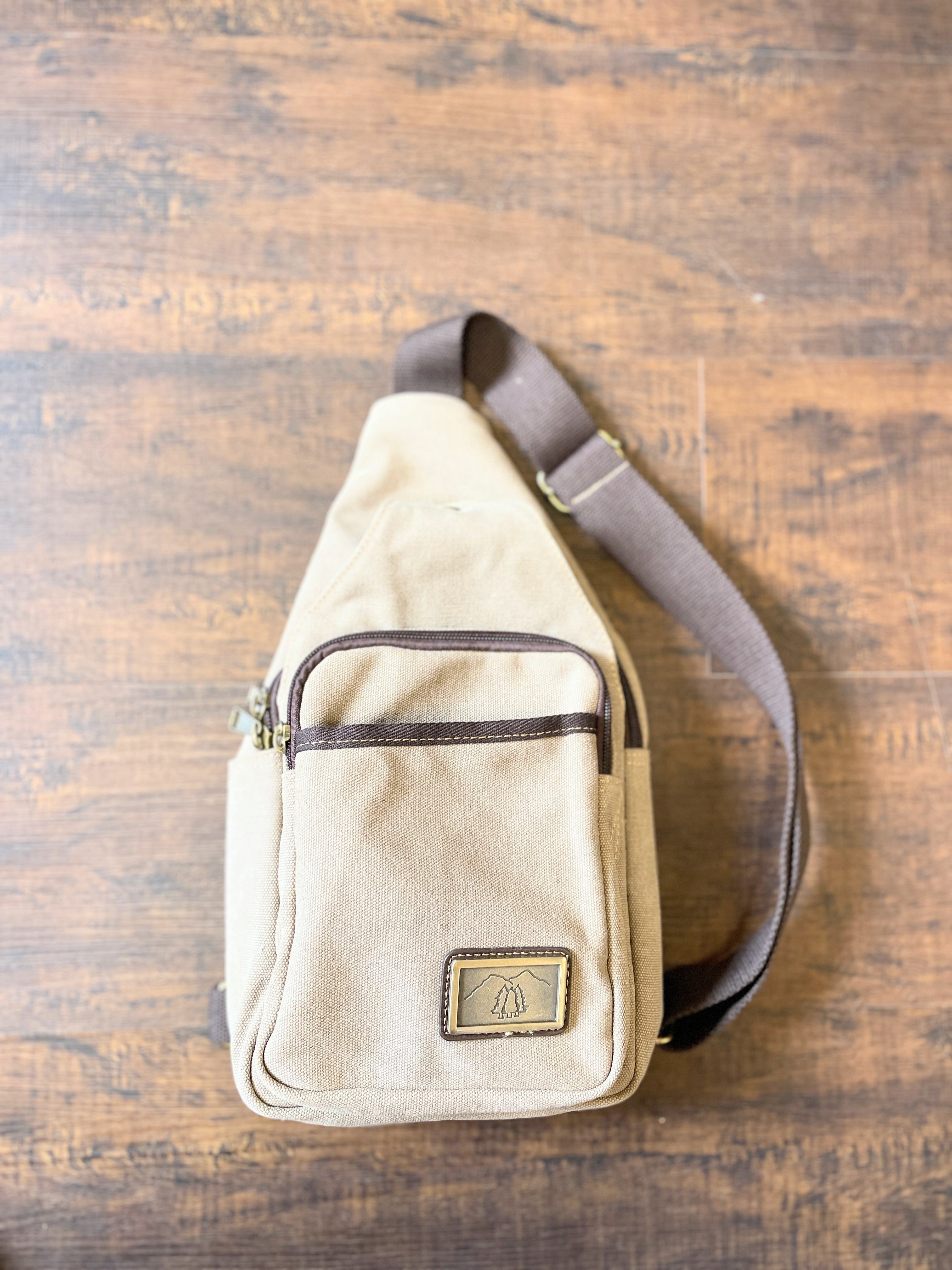 Light Brown Canvas Sling