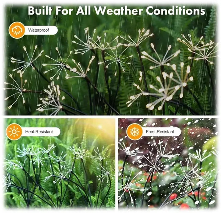 LED Solar Dandelion Stakes