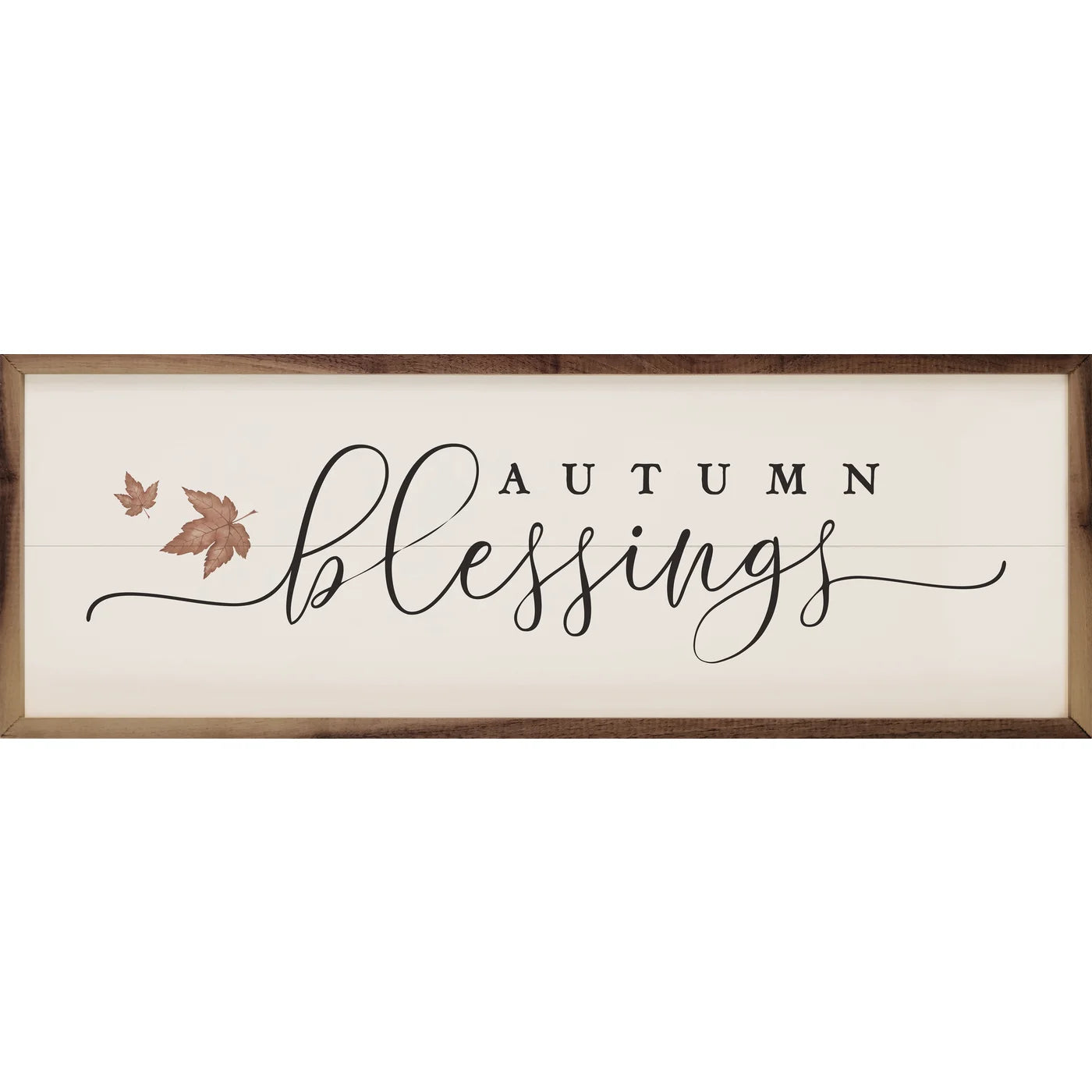 Autumn Blessings Sign - 12 x 4